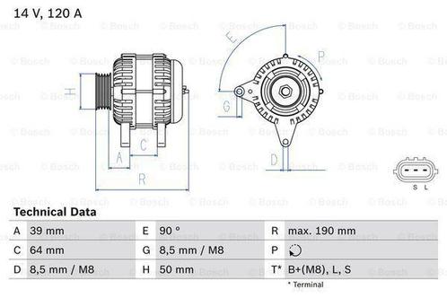 Dynamo / Alternator NISSAN QASHQAI I (2.0,2.0 Vierwiela..., Auto-onderdelen, Motor en Toebehoren, Nieuw, Ophalen of Verzenden