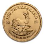 Gouden Krugerrand 1/10 oz 2021, Postzegels en Munten, Munten | Afrika, Goud, Zuid-Afrika, Losse munt, Verzenden