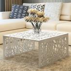 Aluminium Salontafel – Lichtgewicht Stijlvol (nieuw), Ophalen, Minder dan 45 cm, Metaal of Aluminium, Vierkant