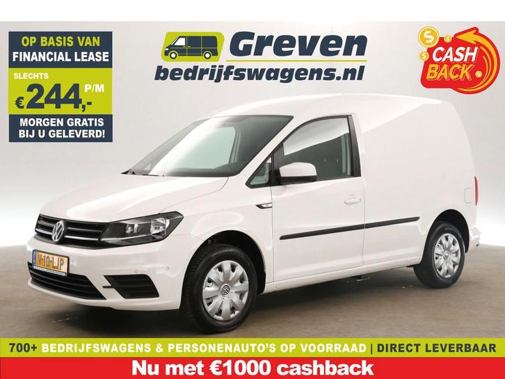 Volkswagen Caddy TSI 102PK | Benzine | Airco |, Auto's, Bestelauto's, Te koop, Handgeschakeld, Financial lease, Benzine, Wit, Volkswagen