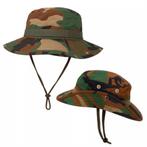 Trizand camouflage hoed – verstelbare vissershoed – adem, Ophalen of Verzenden, Nieuw