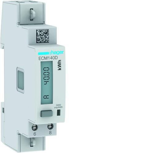 Hager Elektriciteitsmeter - ECM140D, Doe-het-zelf en Verbouw, Elektra en Kabels, Overige typen, Nieuw, Verzenden