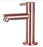 Fonteinkraan Recht geborsteld Koper, Doe-het-zelf en Verbouw, Sanitair, Ophalen of Verzenden, Nieuw, Koper, Kraan