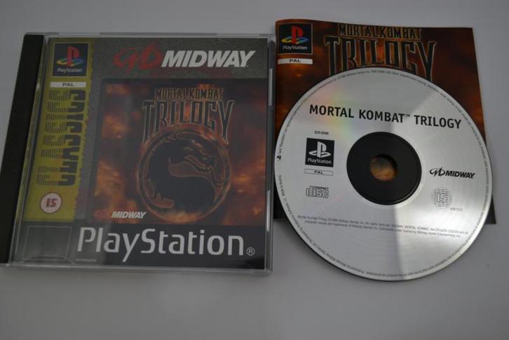 Mortal Kombat Trilogy (PS1 PAL), Spelcomputers en Games, Games | Sony PlayStation 1, 1 speler, Zo goed als nieuw, Verzenden