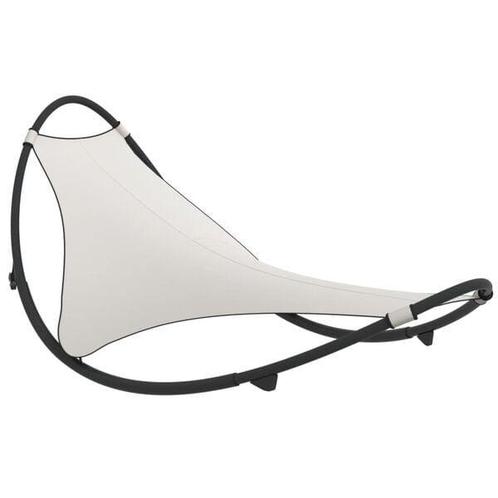 Schommelend Ligbed - Staal & Textileen | Tweedekansje | O..., Tuin en Terras, Ligbedden, Verrijdbaar, Nieuw, Textileen, Ophalen of Verzenden