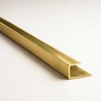 Aluminium eindprofiel Goud 4 mm, Doe-het-zelf en Verbouw, Nieuw