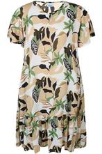 ZHENZI jurk Lyda print V hals Maat:, Kleding | Dames, Jurken, Verzenden, Nieuw, Overige kleuren