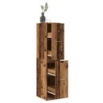 vidaXL Apothekerskast 30x41x144,5 cm bewerkt hout oud, Verzenden, Nieuw