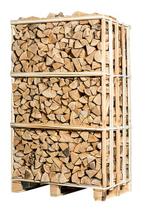 Pallet ovengedroogd haagbeuk haardhout 33cm, Minder dan 3 m³, Ophalen of Verzenden, Blokken