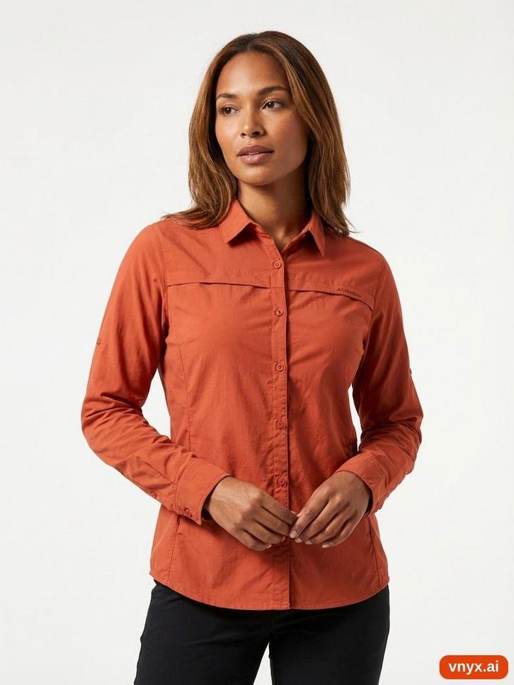 Travel AYACUCHO Shirt in Rust Orange size XL, Kleding | Heren, T-shirts, Overige maten, Ophalen of Verzenden
