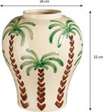 Mica Decorations Paradiso Vaas - H32 x Ø26 cm - Keramiek -, Huis en Inrichting, Woonaccessoires | Overige, Verzenden, Nieuw