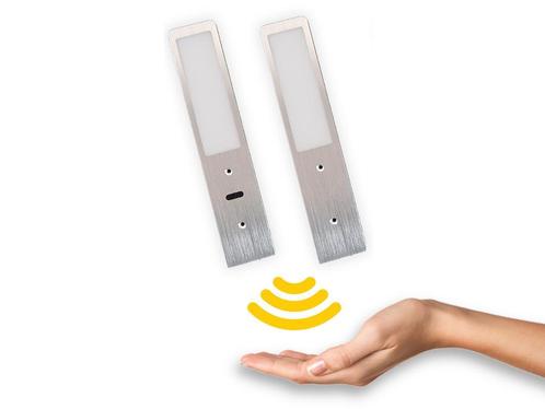Keukenverlichting Onderbouw | LED SET 2 ALUMINIUM | DIMBAAR, Huis en Inrichting, Lampen | Spots, Nieuw, Led, Metaal of Aluminium