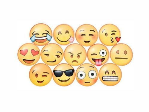 Koelkastmagneten smileys set, 13 stuks. 3 cm doorsnee., Diversen, Overige Diversen, Nieuw, Ophalen of Verzenden