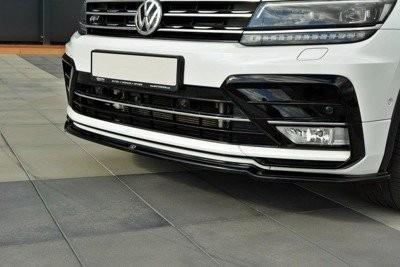 Voorspoiler VW Tiguan 2 15-20 R-Line Glans Zwart, Auto-onderdelen, Overige Auto-onderdelen, Ophalen of Verzenden