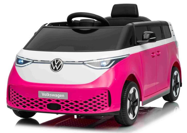 Kinderauto Roze, Volkswagen iD BUZZZ, 12V, RC,  met garantie, Kinderen en Baby's, Speelgoed | Buiten | Accuvoertuigen, Nieuw, Verzenden