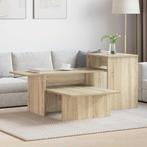 vidaXL Wandtafel Sonoma Eiken 91,5 x 35 x 38,5 cm Bewerkt, Minder dan 50 cm, Verzenden, Nieuw, Minder dan 50 cm