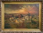 Richard Ansdell (1815-1885), Naar - Highland scene with, Antiek en Kunst