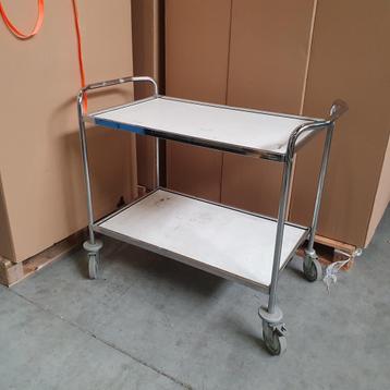 Magazijnwagen 2-lagen - 95x114x68 cm beschikbaar voor biedingen