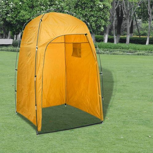 vidaXL Douche-/wc-/omkleedtent geel, Caravans en Kamperen, Kampeeraccessoires, Nieuw, Verzenden