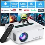 Beamer - Projector - 12000 Lumen - 1080P Full HD - Wit - XGO, Verzenden, Zo goed als nieuw