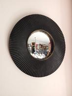 Wandspiegel - Glas, Hars - Donkere convex spiegel, Antiek en Kunst