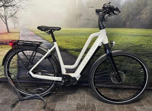 Elektrische Fiets Gazelle Chamonix C5 • Riem-aandrijving •, Fietsen en Brommers, Elektrische fietsen, 50 km per accu of meer, Zo goed als nieuw