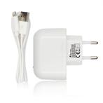 iPhone oplader - WIT - incl. 8 pins lightning kabel, Ophalen of Verzenden, Nieuw