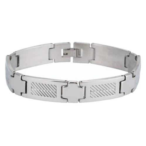 Fako Bijoux® - Stalen Herenarmand - Armband Voor Heren - RVS, Sieraden, Tassen en Uiterlijk, Armbanden, Verzenden