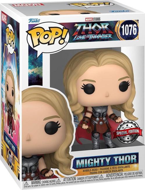 Funko Pop! - Love & Thunder Mighty Thor #1076 | Funko -, Verzamelen, Poppetjes en Figuurtjes, Nieuw, Verzenden