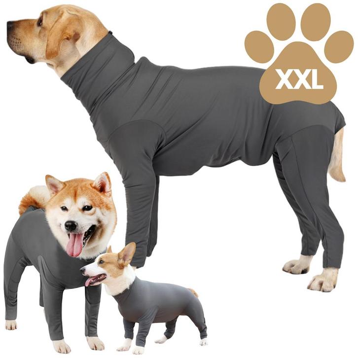 Medisch Bodysuit - Operatie jumpsuit Grijs - Operatiepak..., Dieren en Toebehoren, Hondenkleding, Hondentrainingspak, Nieuw, Ophalen of Verzenden