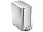 Veiling - Prullenbak Simplehuman Liner Pocket Zilver 5L, Huis en Inrichting, Woonaccessoires | Prullenbakken, Nieuw