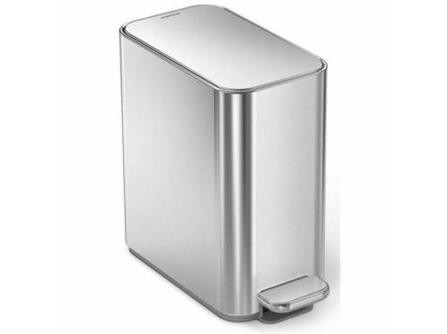 Veiling - Prullenbak Simplehuman Liner Pocket Zilver 5L, Huis en Inrichting, Woonaccessoires | Prullenbakken