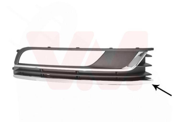 BUMPER GRILL VOOR VW PASSAT B7 EURO TYPE 2011-2014, Auto-onderdelen, Carrosserie en Plaatwerk, Nieuw, Ophalen of Verzenden