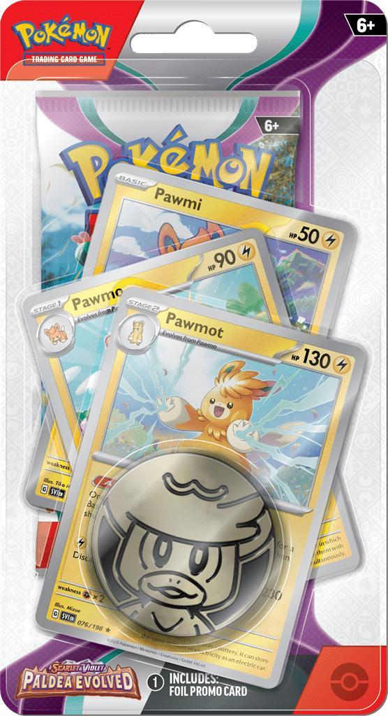 Pokemon: SV Paldea Evolved Premium Checklane blister, Hobby en Vrije tijd, Verzamelkaartspellen | Pokémon, Verzenden