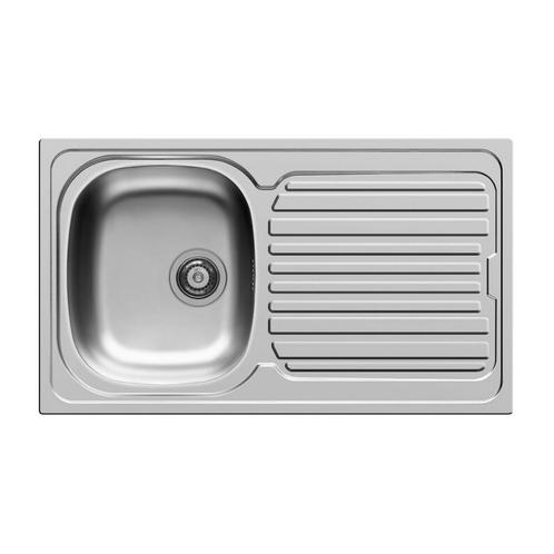 Wastafel Inbouwwastafel Go By Van Marcke Lisa RVS Satijn, Doe-het-zelf en Verbouw, Sanitair, Overige typen, Nieuw, Ophalen of Verzenden