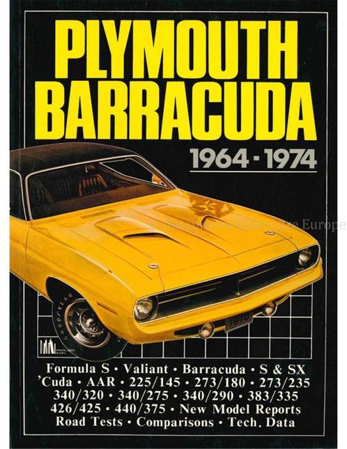 PLYMOUTH BARRACUDA 1964 - 1974 (BROOKLANDS), Boeken, Auto's | Boeken