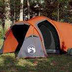 vidaXL Tunneltent 2-persoons waterdicht oranje, Caravans en Kamperen, Tenten, Verzenden, Nieuw, Tot en met 2