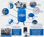 Staande Lucht Compressor 5.5Kw 270L 10Ba 3Cil 400V 950l/min, 800 liter/min of meer, Nieuw, Ophalen of Verzenden, 10 bar of meer