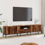 vidaXL Tv-meubel met lade 200x25x44 cm bewerkt hout oud, Huis en Inrichting, Verzenden, Nieuw, Overige houtsoorten