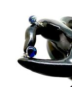 Natuurlijke Baltische barnsteen studs oorbellen in Zilver