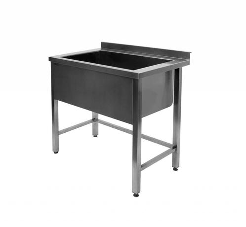 RVS Spoeltafel | grote spoelbak | 160x70x85 cm, Zakelijke goederen, Horeca | Meubilair en Inrichting, Verzenden