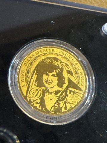 Guinee. 1000 Francs 2024 Diana, 1/500 Oz (.999) mit CoA beschikbaar voor biedingen