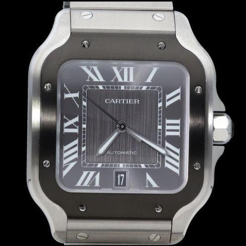 Cartier Santos 100 XL WSSA0037 uit 2020, Sieraden, Tassen en Uiterlijk, Horloges | Heren, Polshorloge, Gebruikt, Verzenden
