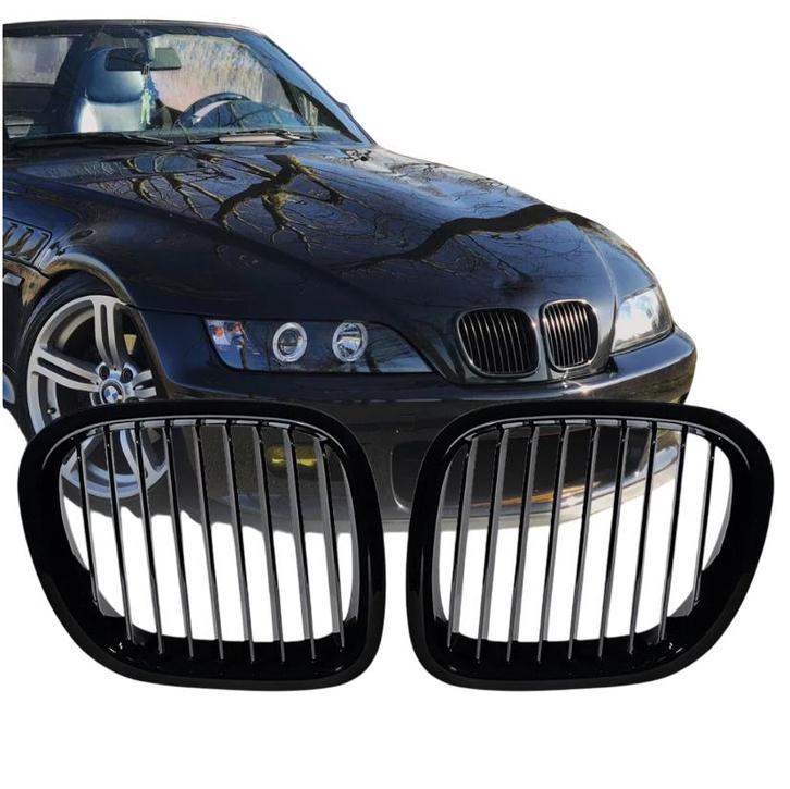 Grillen set | Nieren | BMW Z3 Cabrio-Coupe | 1996-2002 | Gla, Auto-onderdelen, Carrosserie en Plaatwerk, Nieuw, BMW, Verzenden