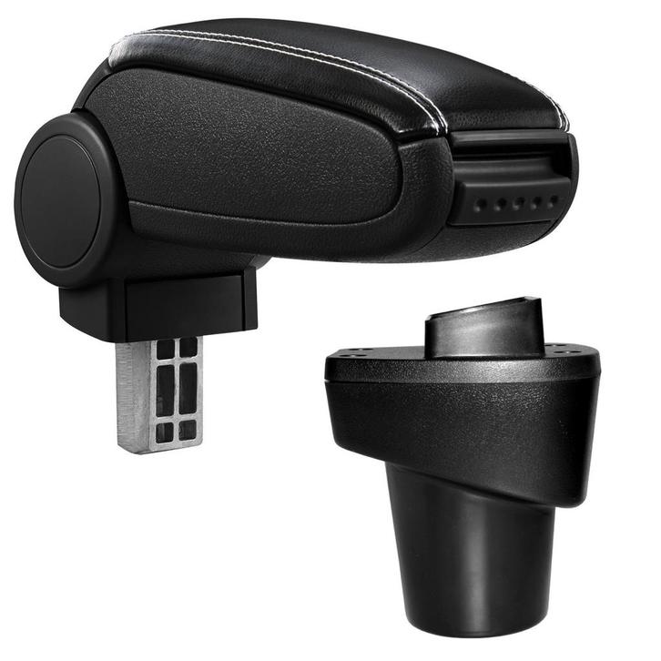 Armsteun Citroën C1 II Peugeot 108 kunstleer wit stiksel, Auto diversen, Auto-accessoires, Verzenden