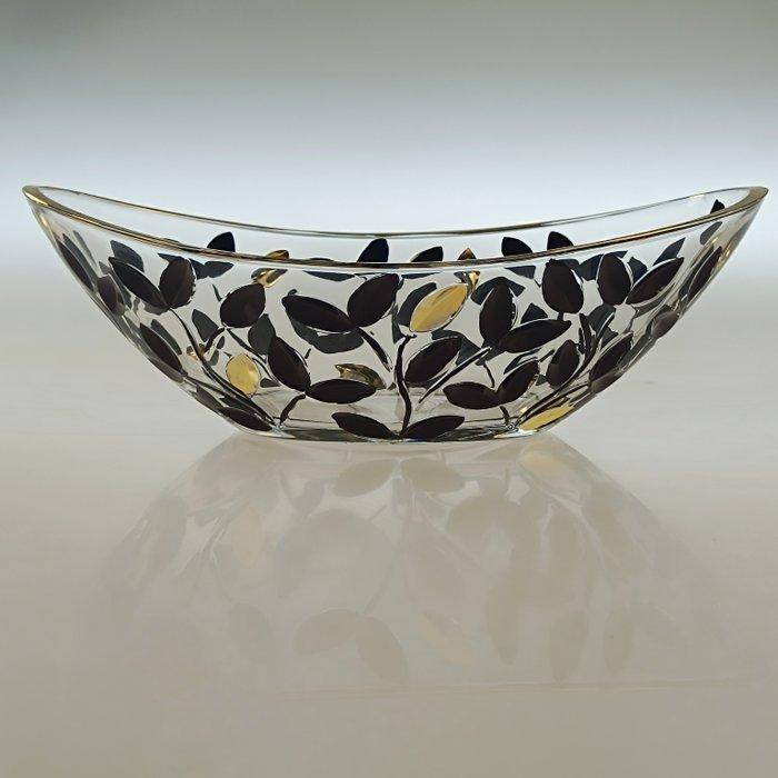 Secoloventesimo - Fruitschaal - Leaves gold n black, Antiek en Kunst, Antiek | Meubels | Tafels