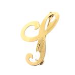 Gouden letter broche; letter S (vintage, gouden broche), Sieraden, Tassen en Uiterlijk, Broches, Ophalen of Verzenden, Gebruikt