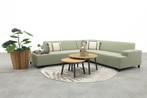 VDG Malaga/Mindo - hoekbank loungeset chaise longue - green, Tuin en Terras, Verzenden, Nieuw, Hout, Loungeset