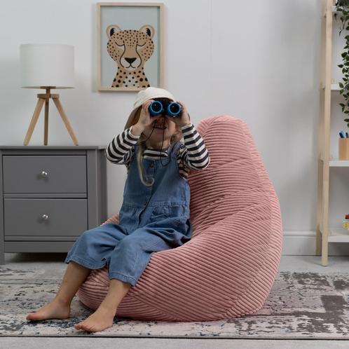 Chillz Kinder Zitzak Corduroy - Roze, Huis en Inrichting, Zitzakken, Verzenden