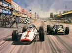 Honda F1 - John Surtees - 1967 - Print, Verzamelen, Automerken, Motoren en Formule 1, Nieuw
